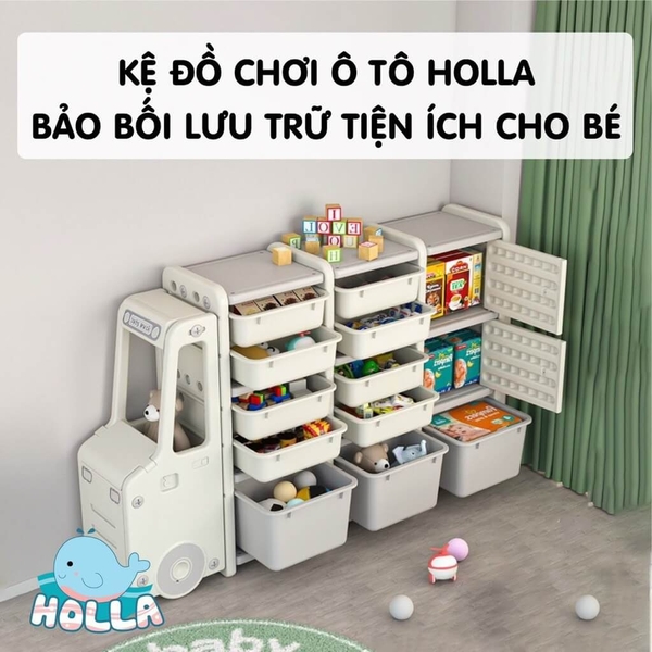 Holla - Kệ đồ chơi hình ô tô size L