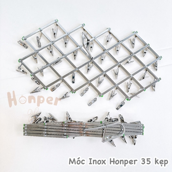 Móc phơi inox gấp gọn Honper HP129