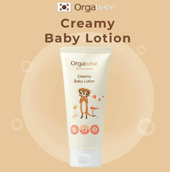 Kem dưỡng ẩm hữu cơ Creamy Lotion Orgabebe 20ml