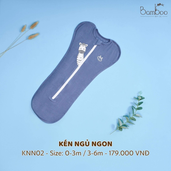 Lil kén ngủ cho bé màu navy 9-12m