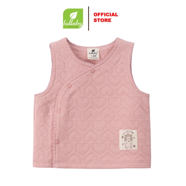 Lullaby áo gile NH750R - Hồng tím - 3,6,9,12M