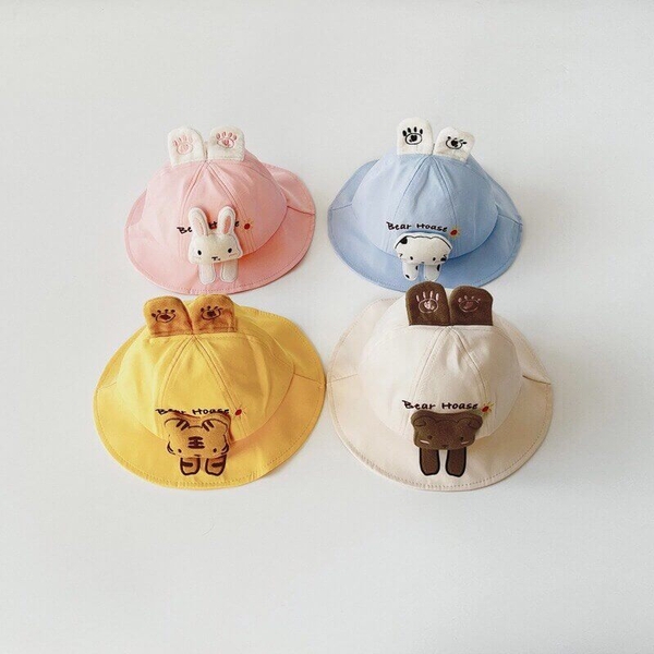 Mũ vành bo hình gấu