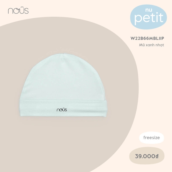 Mũ Nous xanh nhạt