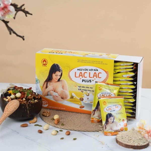 Ngũ cốc lợi sữa Lạc lạc Plus (30 gói)