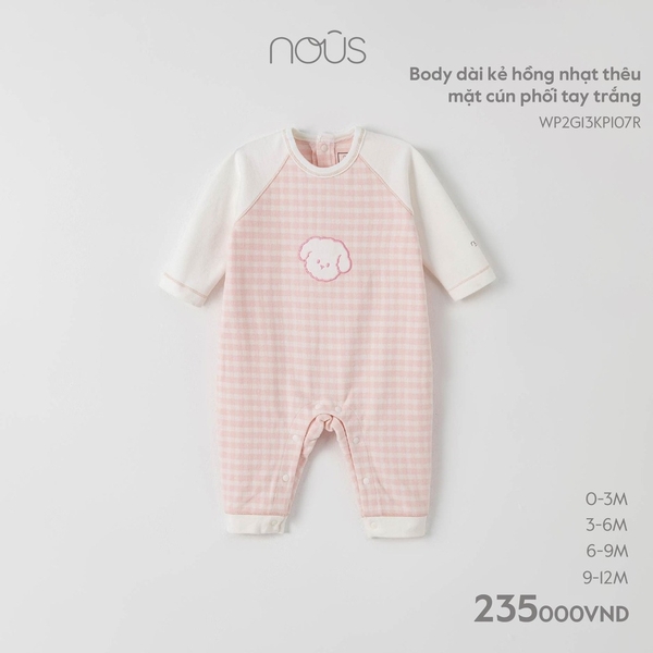 Bộ body Litlle Love smoothy cầu vồng  (0-3M, 3-6M)