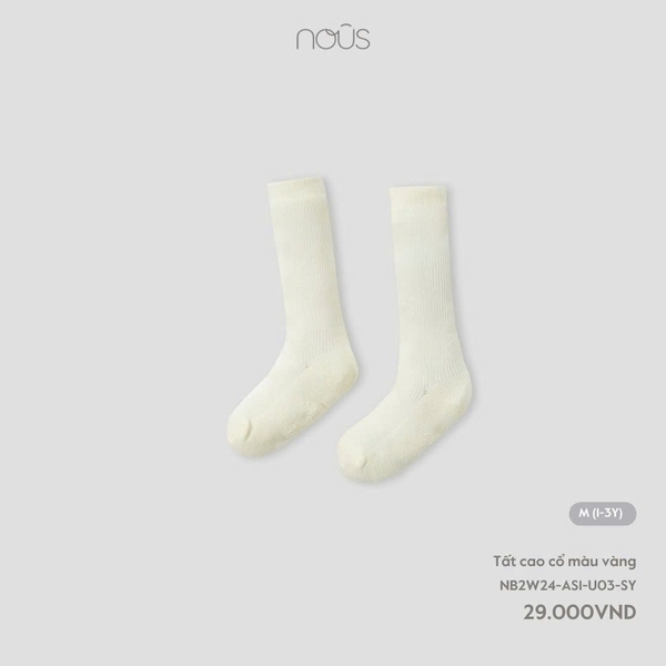 Nous - Tất cao cổ màu vàng M (1-3Y)