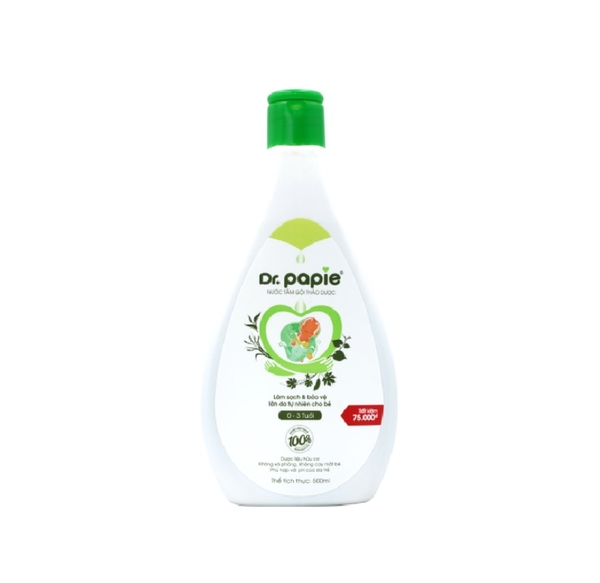 Nước tắm gội thảo dược Dr. Papie 500ml