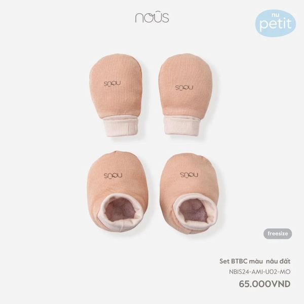 Nous - Set BTBC màu nâu đất