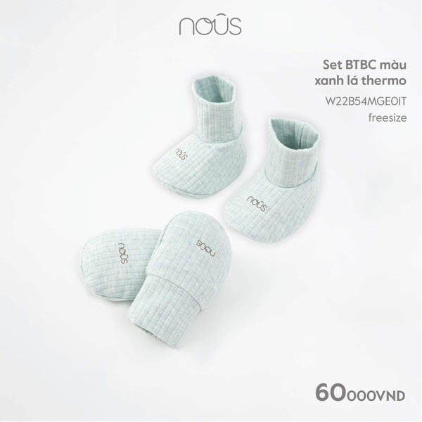 Set BTBC Nous màu xanh lá thermo
