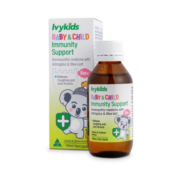 Siro tăng miễn dịch Ivykids Immunity 100ml