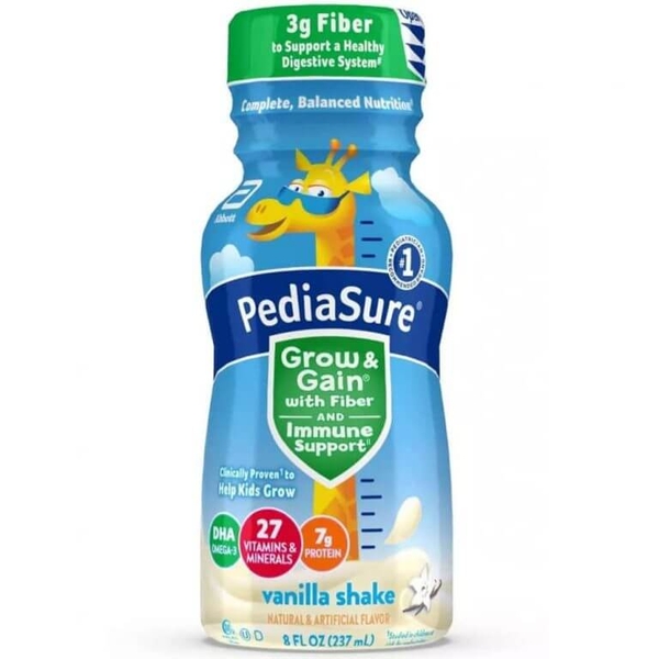 Sữa nước PediaSure Mỹ kèm chất xơ từ 2-13 tuổi 237ml