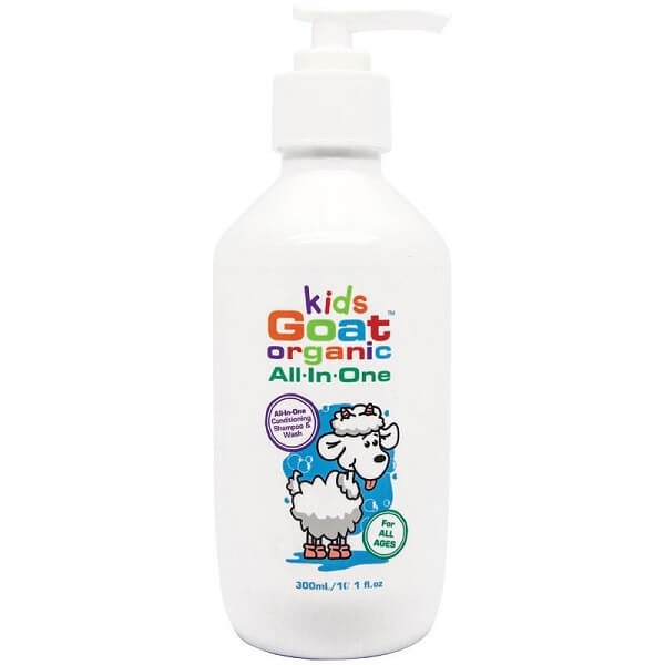 Sữa tắm dê Kids Goat Organic All In One 300ml 0M