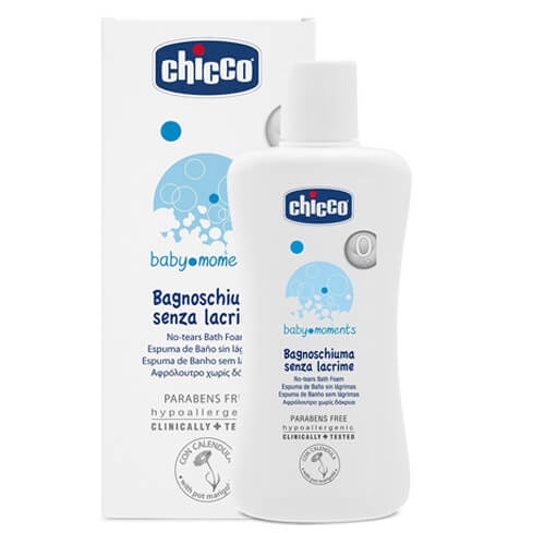 Sữa tắm tạo bọt hoa cúc Chicco 200ml cho bé từ 0 tháng tuổi