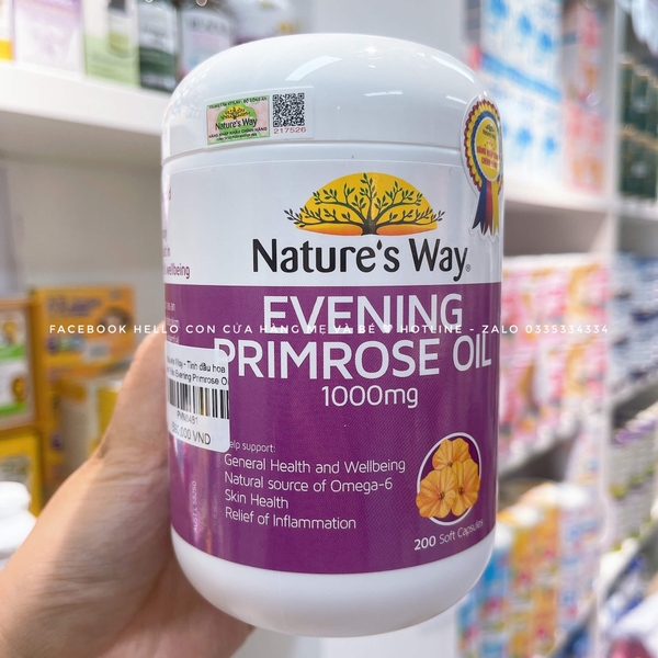 Tinh dầu hoa Anh Thảo Nature's Way Evening Primrose Oil