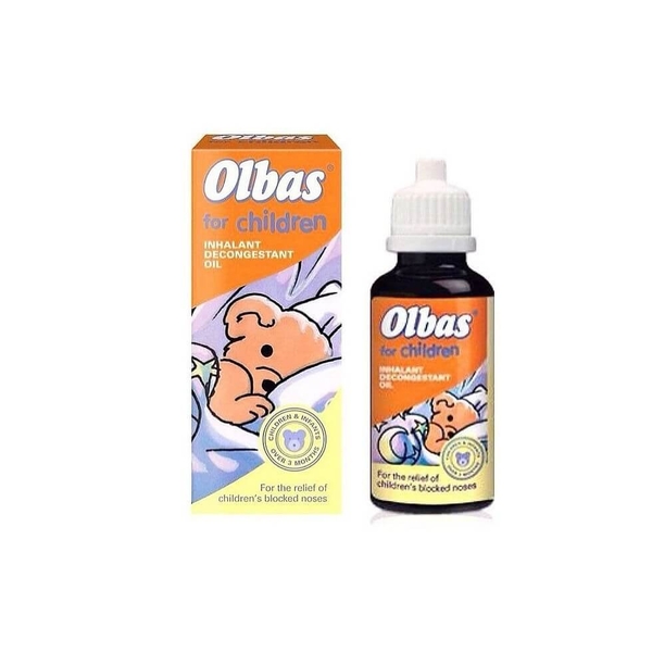 Tinh dầu Olbas trị ngạt mũi sổ mũi trẻ từ 3 tháng tuổi