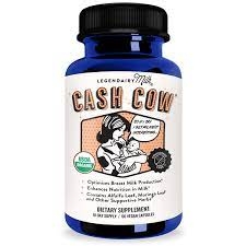 Viên lợi sữa hữu cơ Cash Cow Legendairy Milk Mỹ 60 viên