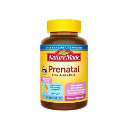 Nature Made Prenatal Multi + DHA - Vitamin Tổng Hợp Cho Bà Bầu Của Mỹ