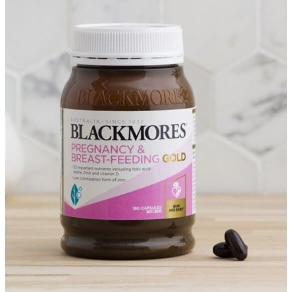 Vitamin tổng hợp Blackmores Pregnancy & Breast-feeding Gold 180 viên của Úc