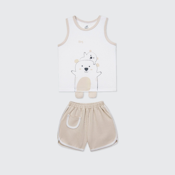 Bộ sát nách La Pomme Hello Koala - 6,9,12,18M Be