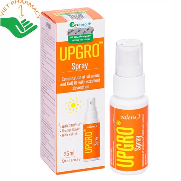 Xịt tăng sức đề kháng Upgro Spray 25ml trẻ từ 6 tháng tuổi
