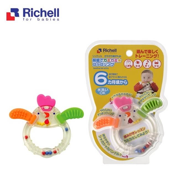 Xúc xắc gặm nướu gà con Richell