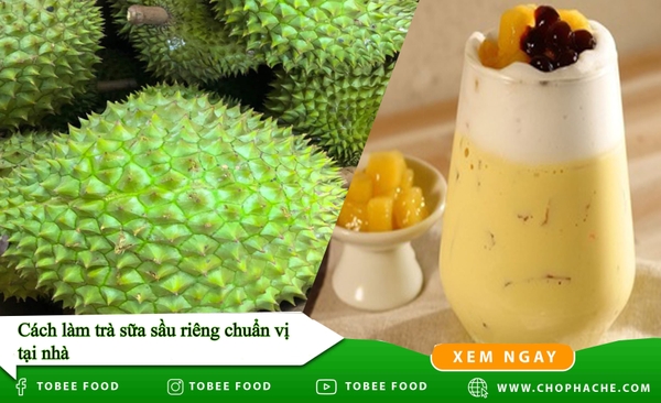 Hướng Dẫn Làm Trà Sữa Sầu Riêng Chuẩn Vị Tại Nhà