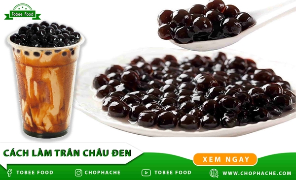 Cách làm trân châu đen thơm ngon dai tại nhà