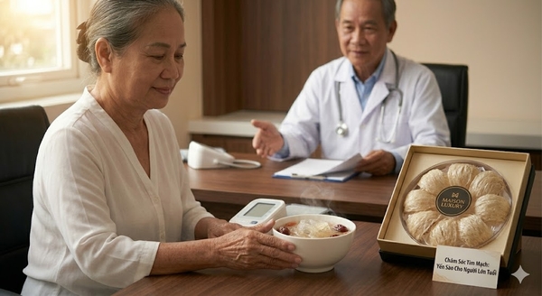 NGƯỜI GIÀ BỊ BỆNH TIM MẠCH, MỠ MÁU CAO CÓ NÊN ĂN YẾN SÀO KHÔNG?
