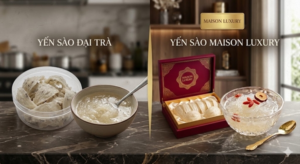 SỰ KHÁC BIỆT GIỮA YẾN SÀO MAISON LUXURY VÀ YẾN SÀO ĐẠI TRÀ