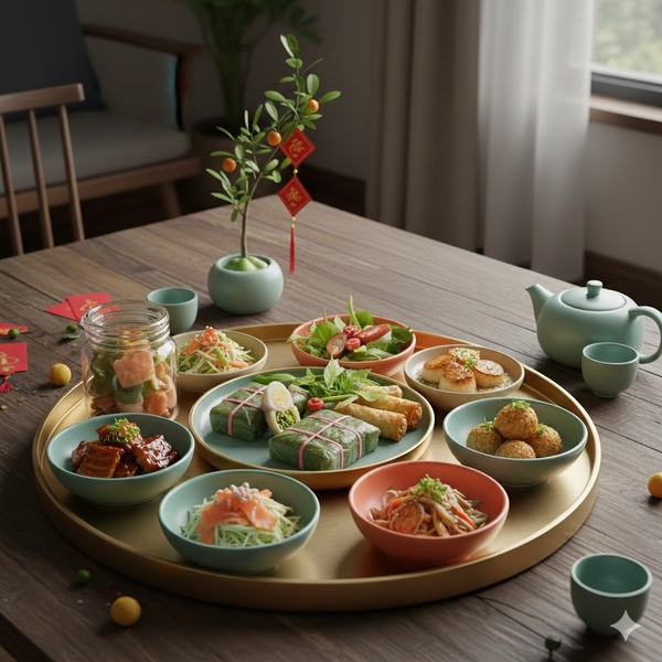 Gợi ý thực đơn mâm cỗ Tết hiện đại, tiết kiệm thời gian 2026