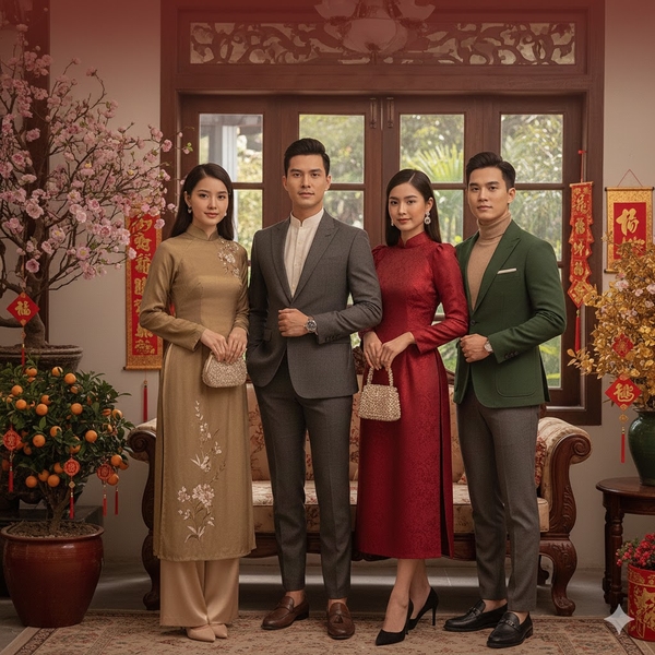 Phối đồ đi chúc Tết 2026 sao cho sang và thanh lịch?