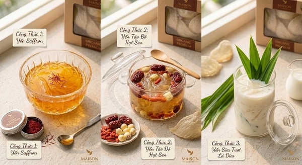 Gợi Ý 3 Công Thức Biến Tấu Yến Sào Thanh Mát, Bổ Dưỡng Cho Mẹ Bầu Đập Tan Cơn Ngán