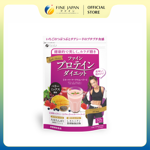 THỰC PHẨM BỔ SUNG FINE PROTEIN DIET AYA'S BERRIES FLAVOR