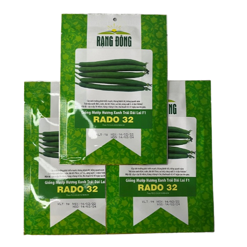 bịch hạt giống mướp hương xanh