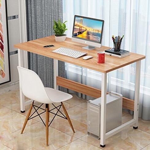 Bàn làm việc chân sắt, bàn học đơn giản mặt gỗ MDF S-Table