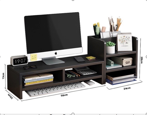 Kệ để máy tính kết hợp kệ sách đa năng GS-365