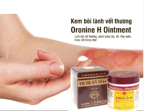 Kem bôi lành vết thương Oronine H Ointment 30g