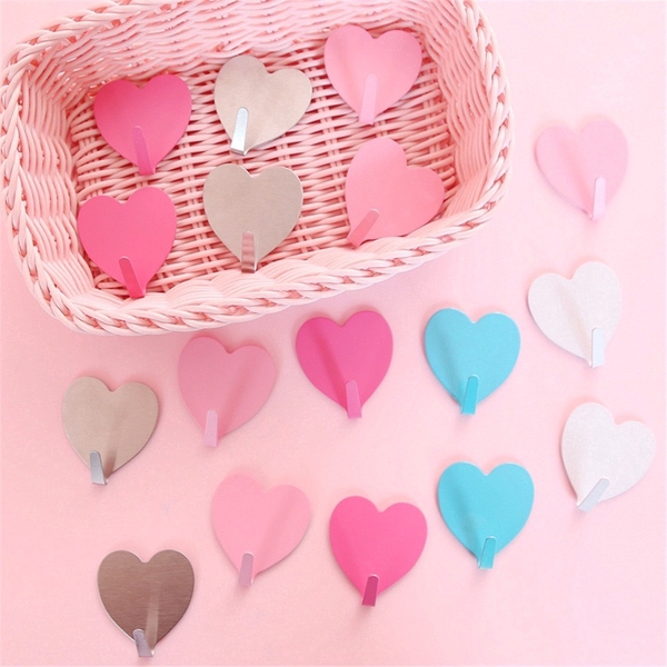 Móc Dính Tường Trái Tim Màu Dễ Thương, Móc Dán Tường Treo Trang Trí Trong Nhà, Tiện Dụng - TakyShop 2117 17 10 058d14c6 4c41 4439 993e 87d276748909