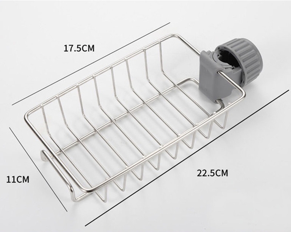 Giá Inox Gắn Vòi Nước Cho Khu Bếp, Giá Để Đồ Như Giẻ Rửa Bát, Chén Đĩa và Miếng Cọ Nồi, Xoong, TakyShop 4008 16 14661512889 1212475687
