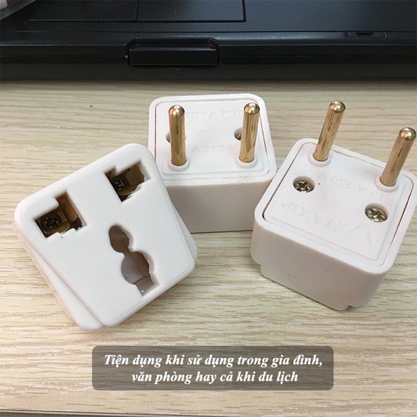 Ổ Cắm - Phích Cắm Điện Chuyển Đổi Phích Điện 3 Chân Sang 2 Chân || 3 Chạc Sang 2 Chấu, Tiện Dụng- TakyShop 8611 12 20210611 072959154 ios