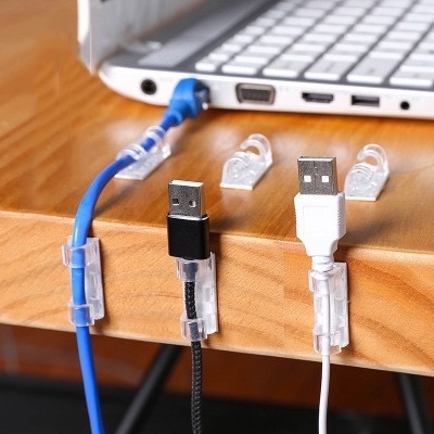 Vỉ 20 Nút Nhựa Trong Suốt - Nẹp Dán Tường Giữ Dây - Kẹp Dán Tường Cố Định Dây Điện, Dây Mạng, Dây Máy Tính - TakyShop 5733 10 20210617 140427974 ios