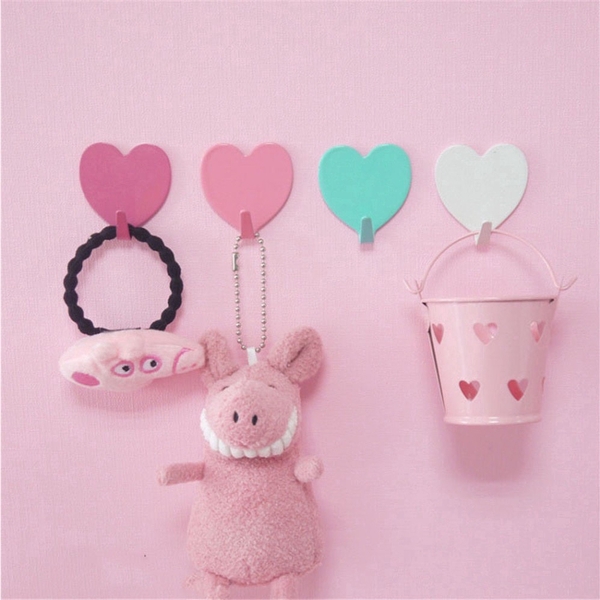 Móc Dính Tường Trái Tim Màu Dễ Thương, Móc Dán Tường Treo Trang Trí Trong Nhà, Tiện Dụng - TakyShop 2117 15 7 c4b7b6d8 b440 4982 a80d 4db96d226a03