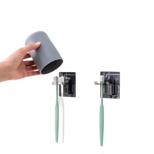 Giá Treo Bàn Chải Đánh Răng, Móc Dán Tường Nhà Tắm Siêu Chắc, Tiện Lợi Cho Gia Đình, Không Khoan Đục, TakyShop 4014 17 gia nhua treo ban chai danh rang va up coc 15 removebg preview
