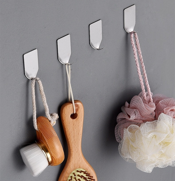 Móc Dính Tường, Móc Inox, Móc Dán Tường Siêu Dính, Móc Giá Rẻ, Treo Đồ Đa Năng, Tiện Dụng, TakyShop 2001 15 moc inox dan tuong 10