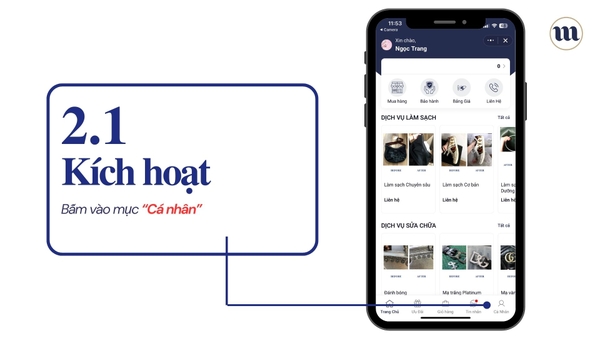 HƯỚNG DẪN SỬ DỤNG & TÍCH LŨY VOUCHER TRÊN ZALO MINI APP - MARCA BAG SPA