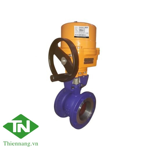 motorised-v-knotch-design-ball-valve-with-electrical-actuator