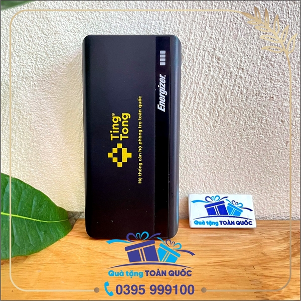 pin sạc dự phòng energizer chính hãng in logo theo yêu cầu, pin sạc quà tặng, pin sạc quảng cáo, pin sạc chính hãng quà tặng dưới 500k, quà tặng thiết thực