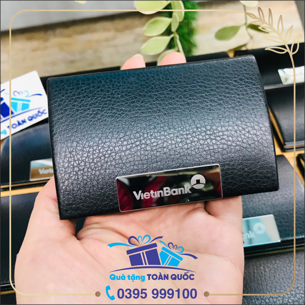 ví name card khắc logo vietinbank, ví name card quà tặng, quà tặng dưới 100k, quà tặng doanh nghiệp, bộ quà tặng ví name card và bút ký, quà tặng hội nghị, quà tặng hội thảo, quà tặng sếp, quà tặng nhân viên văn phòng