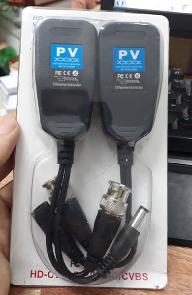 video balun liền nguồn PV, video balun kèm nguồn (gr) CÔNG TY TNHH CÔNG NGHỆ VÀ THƯƠNG MẠI NGUYÊN VŨ
