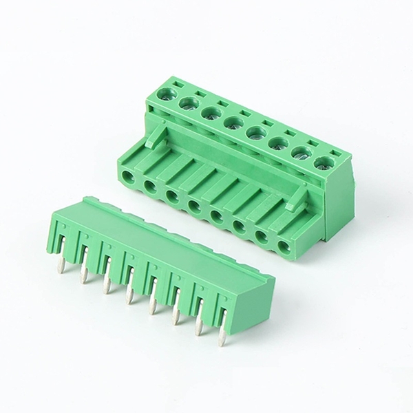 KF-5.08-8-R Terminal Block Plug-in hàn PCB 8 chân cong 5.08mm